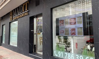 Fachada Centro Dental Madit Madrid Clínica-Dental-en-Vallecas-Madrid